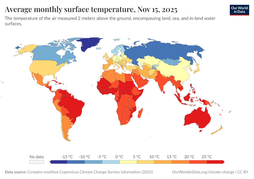 A thumbnail of the "Average monthly surface temperature" chart