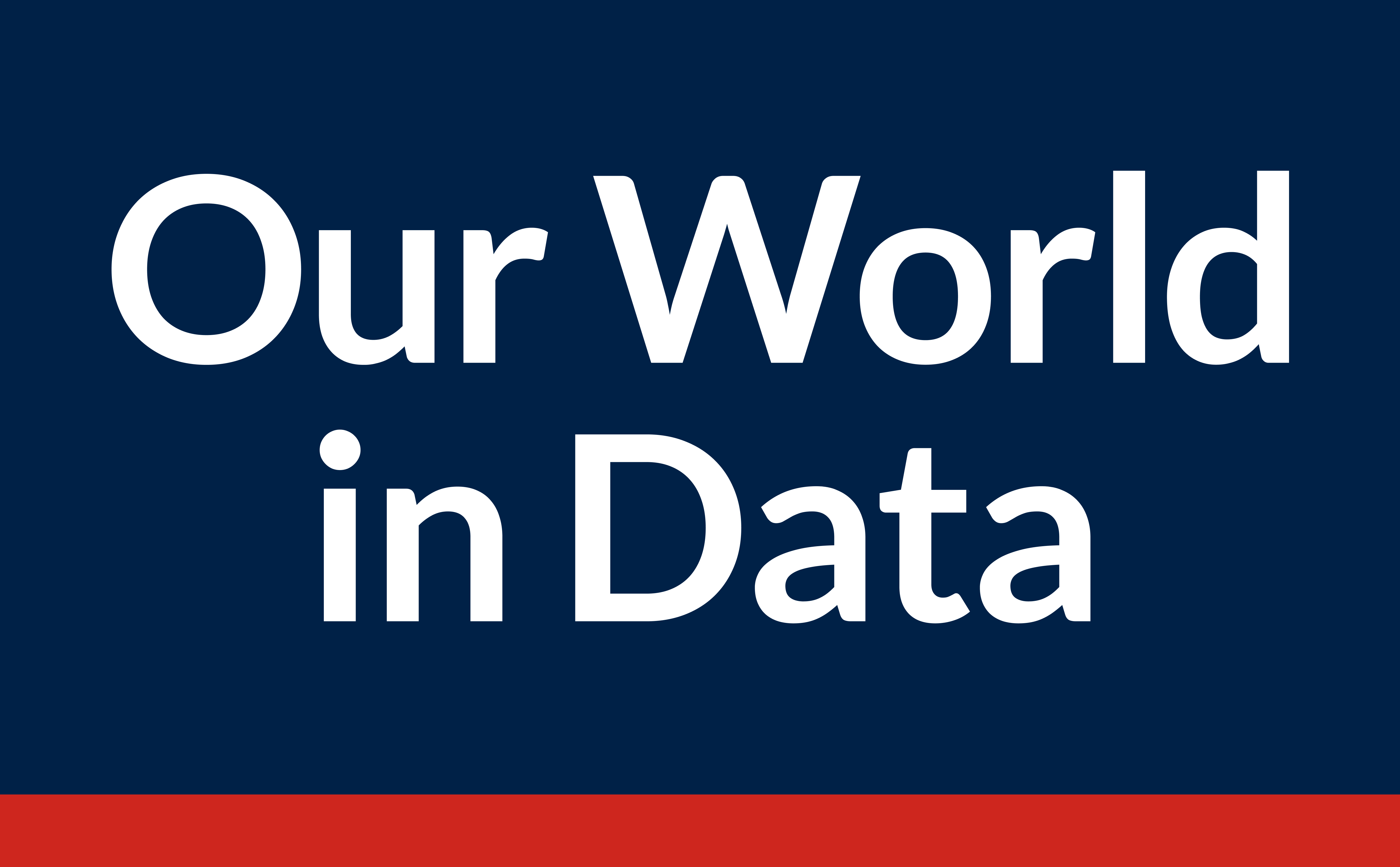 The logo of Our World in Data